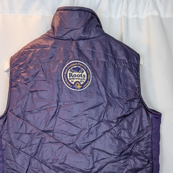 Roots Vintage Purple Vest Size L In EUC - Picture 7 of 9